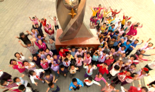 万泉小学体育社团宣传