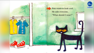 K Story Pete the Cat Too Cool For School