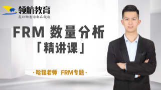 领航FRM2020培训课程—数量分析