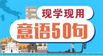 现学现用意大利语50句